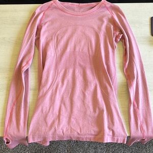 pink lululemon swiftly tech, size 8